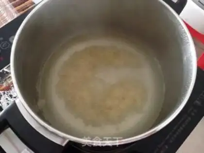 Make Rice congee step 0
