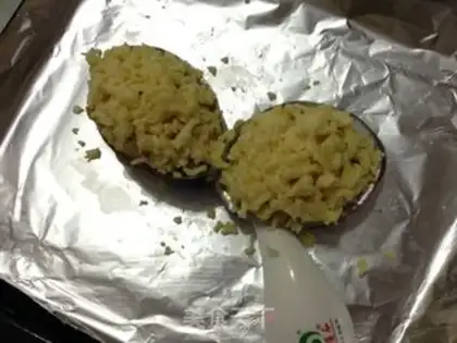 Make Cheese and abalone step 4