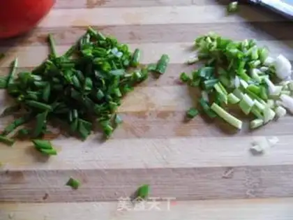 Make Chili egg fried rice step 1