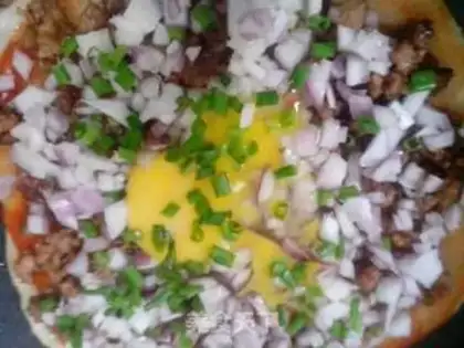 Make Eggplant gravy onion waffles step 9