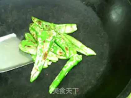 Make The green peppers step 3