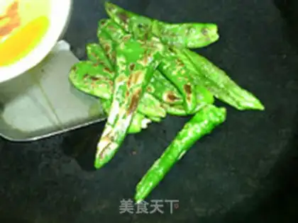 Make The green peppers step 4