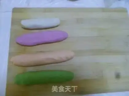 Make Colour dumplings step 2