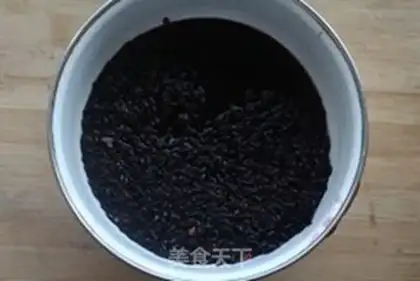 Make Mango snow, black rice step 0