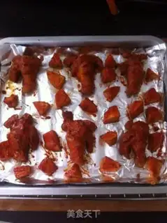Make Spicy fruit roasting wings step 7