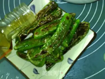 Make The green peppers step 6