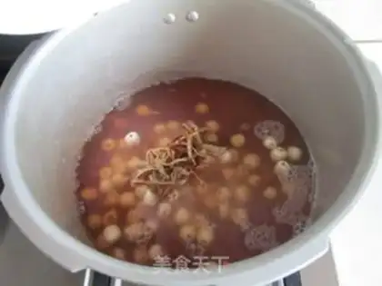 Make Chan Pi Lotus Red Bean Sand step 3