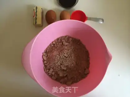 Make Chocolate brownie step 1