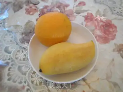 Make Orange mango juice step 0