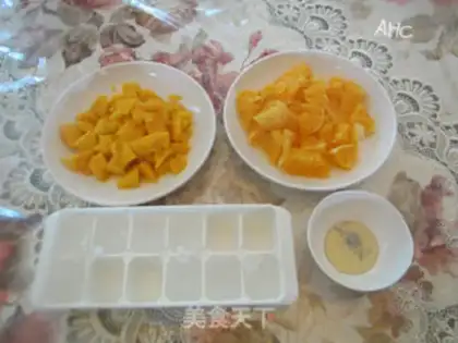Make Orange mango juice step 1