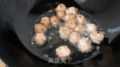 Make The mushroom meatballs step 4