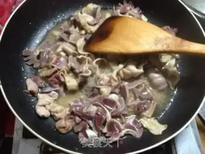 Make Cream peppers, fried chicken step 2