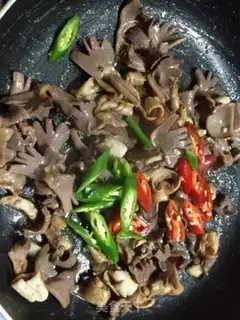 Make Cream peppers, fried chicken step 3