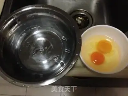 Make Autumn abalone steamed eggs step 0