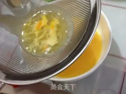 Make Autumn abalone steamed eggs step 3