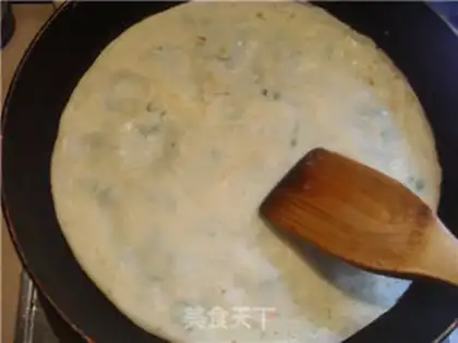 Make Ham eggcake step 6