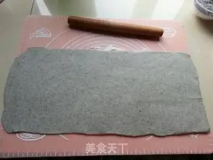 Make Black sesame rolls step 8