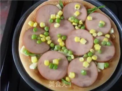 Make Ham shrimp pizza step 18
