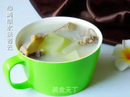 Make Milky melon broth step 9