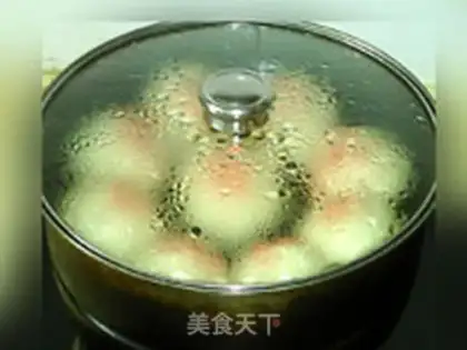 Make Soy-sand-sand-painted peaches step 13