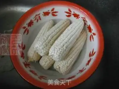 Make Water boiled corn step 0
