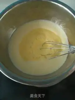 Make Blueberry jam ice cream step 3