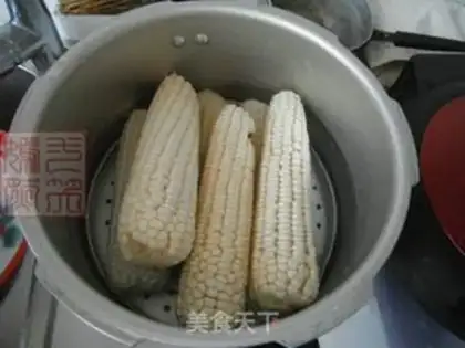 Make Water boiled corn step 3