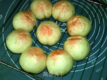 Make Soy-sand-sand-painted peaches step 15