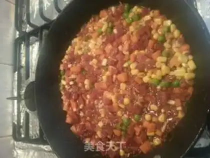 Make Pineapple rice step 2
