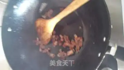 Make Sausage fried beans step 2