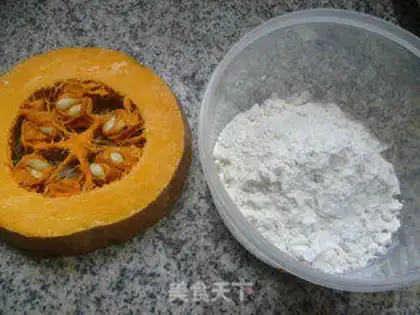 Make Pumpkin bumps step 0