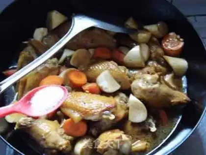 Make Pumpkin chicken wings step 9