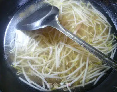 Make Salted green bean sprouts step 7
