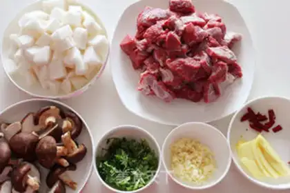 Make Beef pan step 1