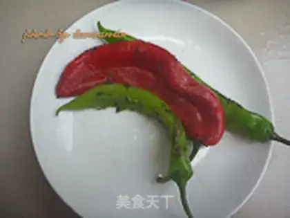 Make A pepper and eggplant step 3