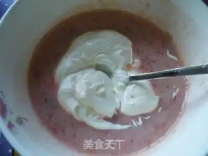 Make Plum jam ice cream step 4