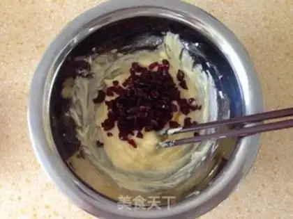 Make Cranberry cookies step 1