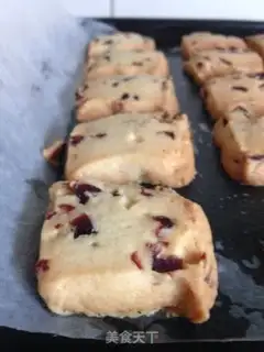 Make Cranberry cookies step 7