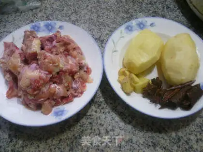 Make Potato fried chicken bones step 0