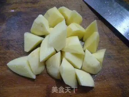 Make Potato fried chicken bones step 1