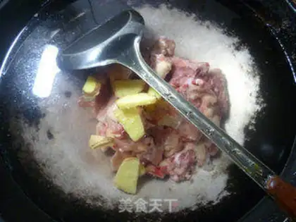 Make Potato fried chicken bones step 2