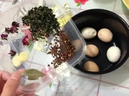 Make Snow Mountain Rose Tea Eggs step 3