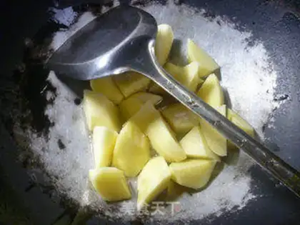 Make Potato fried chicken bones step 4