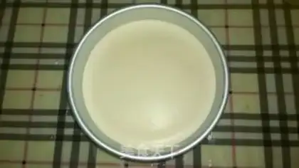 Make Tea mousse cake step 1