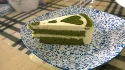 Make Tea mousse cake step 7