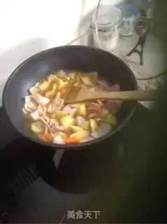 Make Coconut curry shrimp pasta step 6