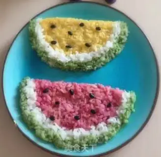 Make Watermelon rice step 14