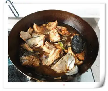 Make Garlic salmon head step 6