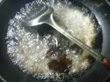 Make Black-eared eggs and green vegetables step 3