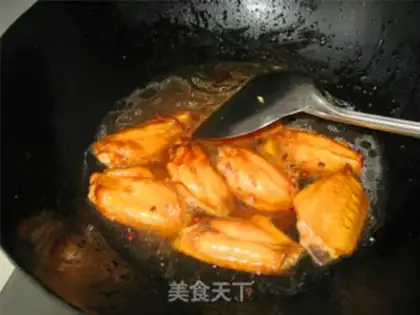 Make Red chicken wings step 6